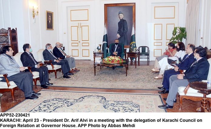 APP52-230421President-Karachi