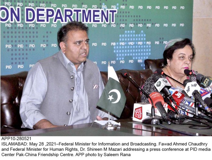 APP10-280521InfoMinister-Islamabad