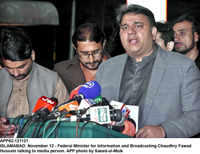 APP62-121121InfoMinister-Islamabad