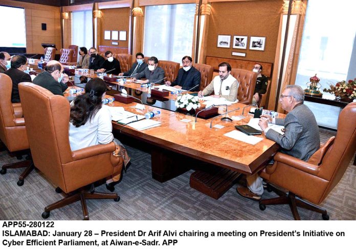 APP55-280122President-Islamabad