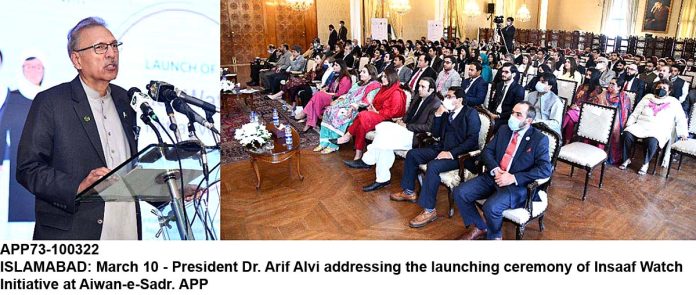 APP73-100322President-Islamabad