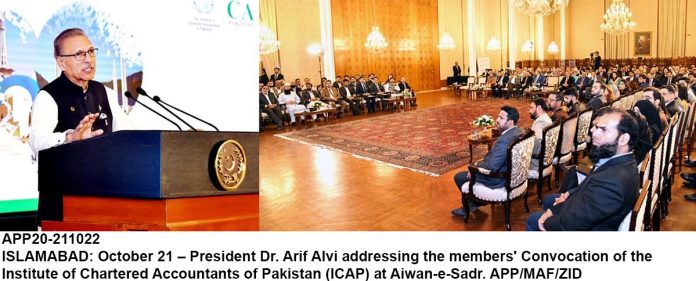 APP20-211022President-Islamabad
