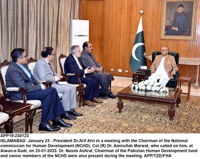 APP19-230123President-Islamabad